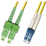 ADEX optický patch cord, LCupc/SCapc, SM 9/125, Duplex, 5m