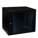 ADEX rozvaděč 12U, 450mm, černý, nástěnný, složený