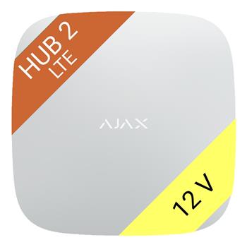 Ajax Hub 2 4G 12 V, bílá