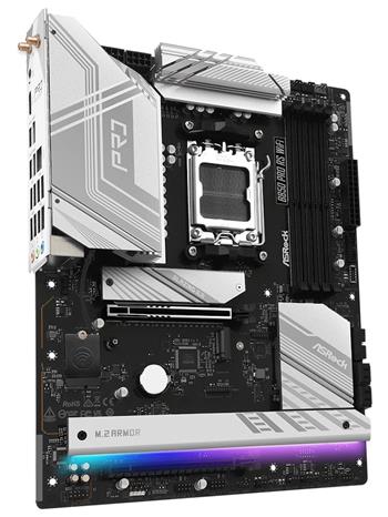 ASRock B850 Pro RS WiFi / AMD B850 / AM5 / 4x DDR5 DIMM / 4x M.2 / HDMI / USB-C / WiFi / ATX
