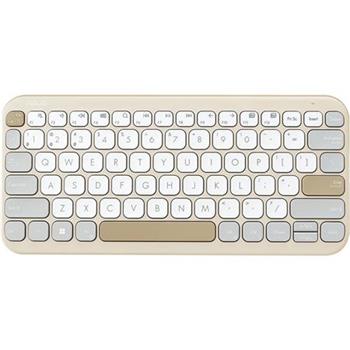 ASUS Marshmallow Keyboard KW100/Bezdrátová Bluetooth/CZ-SK layout/Béžová