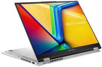 ASUS Vivobook S 16 Flip/TN3604YA/R7-7730U/16"/WUXGA/T/16GB/512GB SSD/RX Vega 8/W11H/Silver/2R