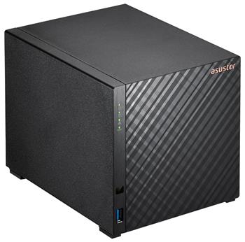 Asustor NAS AS1204T 4x 3,5" SATA/ Realtek RTD1619B, Quad Core 1.7 GHz, 1 GB DDR4 RAM, 1x 2.5GLAN, 3x USB3.2 Gen1