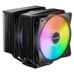 Be quiet! chladič CPU PURE ROCK PRO 3 LX Black / 2x120mm PWM ARGB fan / 6xheatpipe / černý