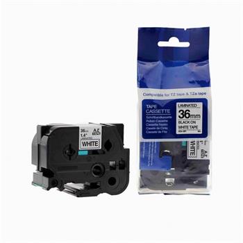 Brother - kompatibilní TZe-261, 36mm x 8m, černý tisk / bílý podklad