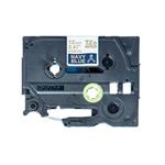 Brother TZe-RN34 Originální propisovací pásková kazeta – Zlatá na námořnické modré,  šířka 12mm 