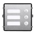 Dahua VTO2000A-B modulární IP dveřní stanice modul 3x zvonek, nerez