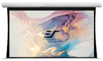 ELITE SCREENS plátno elektrické motorové 110" (279,4cm)/ 16:9/ 137×243,5cm/ hliníkový case bílý/ 24" drop/ Acoustic 4K