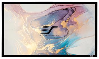 ELITE SCREENS plátno v pevném rámu 92" (233,7cm)/ 16:9/ 114,5×203,7cm/ gain 1.1/ rám černý 6cm