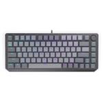 Endorfy mechanická klávesnice Thock V2 75% / drátová / ARGB /  red sw. / USB / zmenšená / US layout