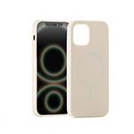 ER POWER Silikonový kryt CARNEVAL SNAP pro iPhone 12 Pro Max s MagSafe - béžová