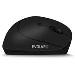 EVOLVEO LadyErgo, tichá vertikální ergonomická myš, 2.4GHz, černá