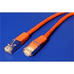 FTP patchkabel kat. 5e, 0,25m, červený