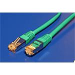 FTP patchkabel kat. 5e, 0,25m, zelený