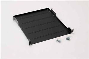 19" police A1 s perforací 450mm, max.40kg černá