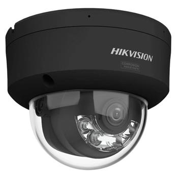 8MPix IP Dome Hybrid ColorVu AcuSense kamera; LED/IR 30m,WDR 130dB,Audio,Alarm,IP67,IK10; cerná