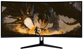AROZZI NOVA herní monitor 34" 34T2K165 Black/ LED/ 3440x1440/ 165Hz/ VA/ 4000:1/ 1ms/ 2xHDMI/ 2xDP/ černý