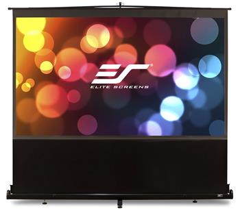 ELITE SCREENS plátno teleskopické od podlahy vzhůru 84" (213,4cm)/ 16:9/ 104,6×185,9cm/ gain 1.1/ case černý
