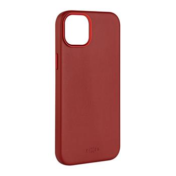 FIXED MagLeather kožený kryt iPhone 15, červený