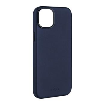 FIXED MagLeather kožený kryt iPhone 15+ modrý