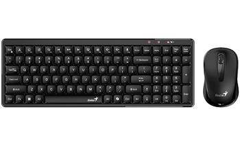 GENIUS LuxeMate Q8100/ Bezdrátový set 2,4GHz/ Copilot/ USB/ černá/ CZ+SK layout