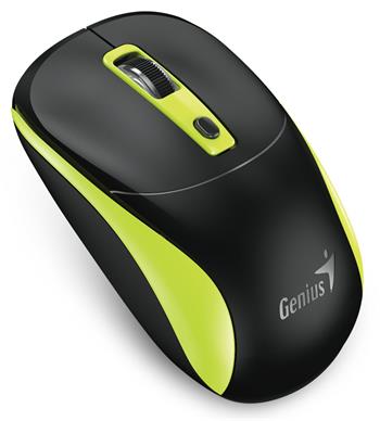 GENIUS NX-7123 BlackGreen/ 1200 dpi/ bezdrátová/ Copilot/ 4tlačítková/ černozelená
