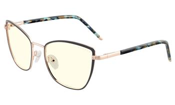 GUNNAR kancelářske/herní brýle ERIKA INDIGO/GOLD čirá skla BLF 35 GUNNAR focus