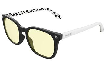 GUNNAR kancelářske/herní brýle MOZZARELLA ONYX/LATTE jantarová skla BLF 65 GUNNAR focus