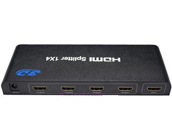 HDMI 1.4a splitter 1-4 portů kovový, 3D, FullHD