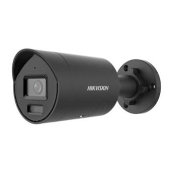 Hikvision 8MPix IP Bullet Hybrid ColorVu AcuSense kamera; LED/IR 40m, WDR 130dB, blikač, mikrofon, IP67; čern