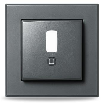 Homematic IP PIR detektor pohybu - pro 55 mm rámeček, vnitřní, antracit - HmIP-SMI55-A