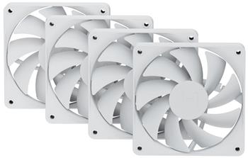 HYTE ventilátor 120mm PWM / barva Snow White / 1500rpm / 72CFM / ABS / 4-pin / sada 4x ventilátor