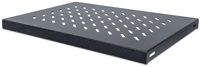 Intellinet police do racku 19", Fixed Shelf, 1U, 345mm depth, max load 50kg, Black