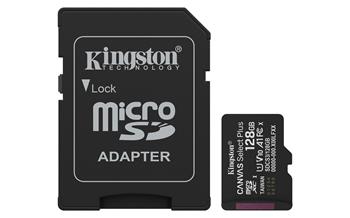 Kingston Canvas Select Plus/Micro SDXC/128GB/UHS-I U1 / Class 10/+ Adaptér