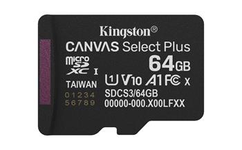 Kingston Canvas Select Plus/Micro SDXC/64GB/UHS-I U1 / Class 10
