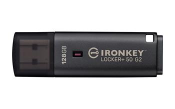 Kingston IronKey Locker+ 50 G2/128GB/USB 3.2 Gen 1 (5Gb/s)/USB-A/Černá