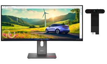 Lenovo P34WD-40 s MC60/ 34" ECO-IPS/ 3440x1440/ 21:9/ 350cd/m2cmd/ 2000:1/ 4ms/ HDMI/ DP/ USB/ RJ45/ VESA/ černý