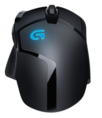 Logitech myš Gaming G402 Hyperion Fury, laserová, 8 tlačítek, černá, 240-4000dpi