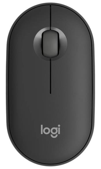 Logitech Pebble Mouse 2 M350s/Cestovní/Optická/4 000 DPI/Bezdrátová Bluetooth/Grafitová