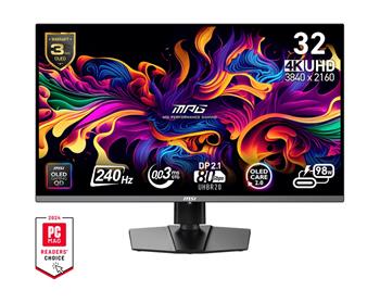 MSI MPG/322URX/31,5"/QD-OLED/4K UHD/240Hz/0,03ms/Černá/3R