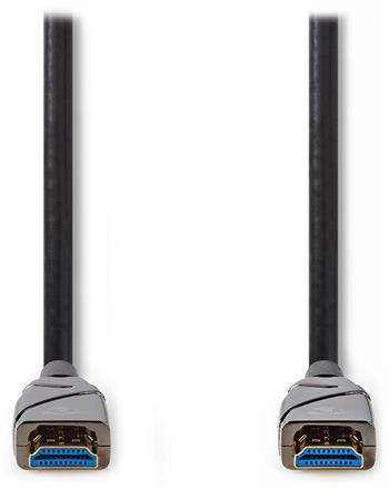 NEDIS aktivní optický High Speed HDMI 2.0 kabel s ethernetem/ 4K@60Hz/ zlacené konektory HDMI-HDMI/ černý/ BOX/ 30m