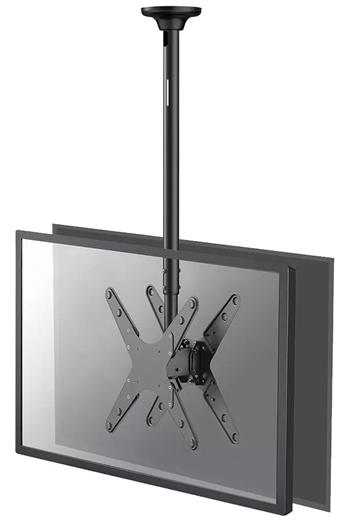 Neomounts CL35-340BL22 Back-to-Back Screen Ceiling Mount (Height: 106-156 cm)