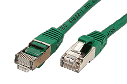 S/FTP patchkabel kat. 6, LSOH, 7m, zelený