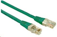 Solarix - patch kabel CAT5E UTP PVC 2m zelený non-snag proof