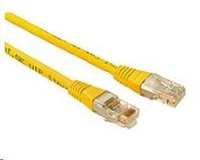 Solarix - patch kabel CAT5E UTP PVC 3m žlutý