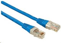 Solarix - patch kabel CAT5E UTP PVC 5m modrý non-snag proof