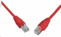 Solarix - patch kabel CAT6 SFTP PVC 7m červený