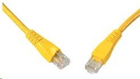 Solarix - patch kabel CAT6 UTP PVC 5m žlutý snag proof