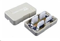 Solarix - spojovací box CAT6 UTP 8p8c LSA+/Krone