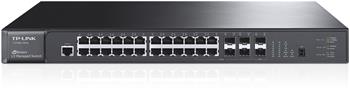 TP-Link T3700G-28TQ L3 Managed Switch, 24x1G,4x combo,2+2 10G SFP+